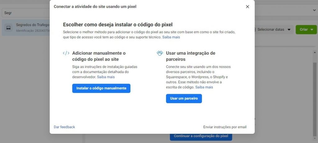 Como criar pixel do Facebook