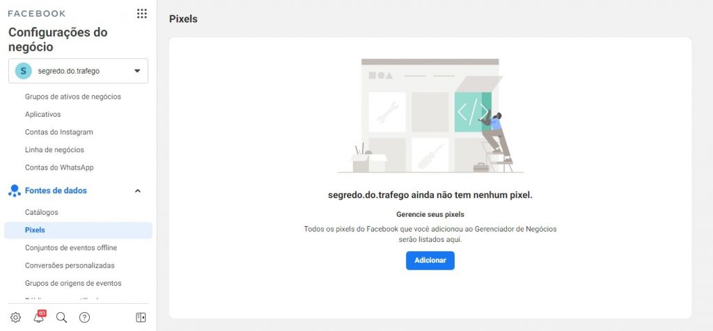 como criar pixel no facebook