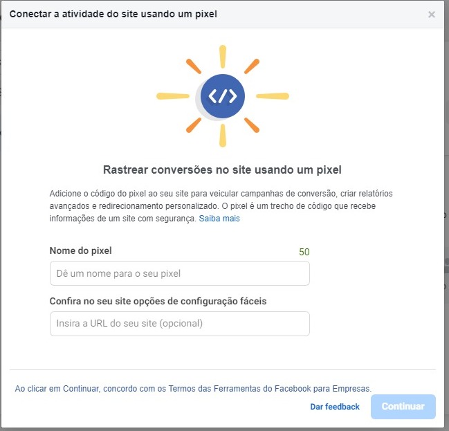 Como criar pixel do Facebook
