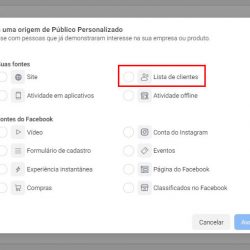 Aprenda como criar público personalizados no Facebook Ads com lista de clientes