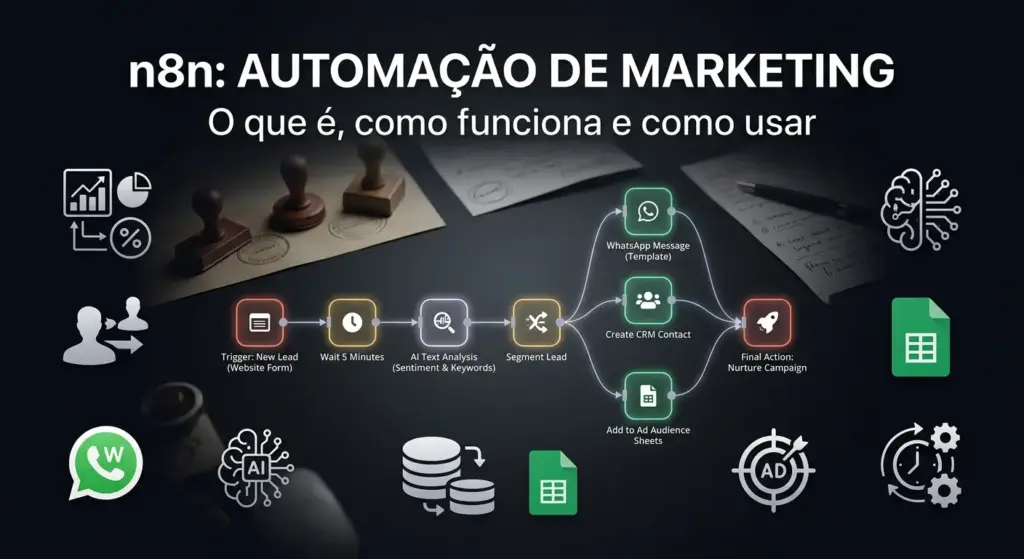 n8n: o que é, como funciona e como usar para automatizar o marketing 1 n8n para automação de marketing